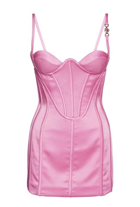 vintage versace corset|pink versace corset with pant.